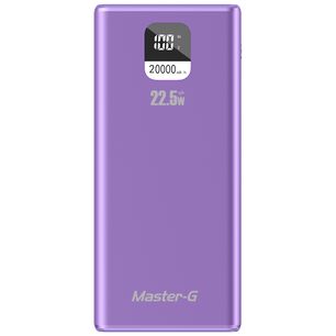 Bater&iacute;a Externa Power Bank 20000 Mah 22.5w Ucp20mpd Morada